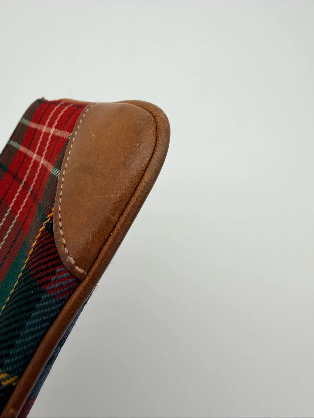 Coach tartan wool